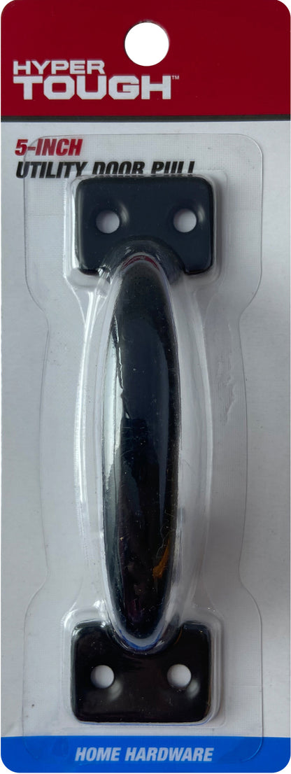 Hyper Tough 5 in. Utility Door Pull, Black Finish