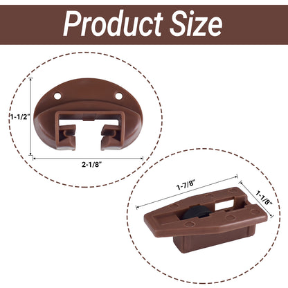 10 Sets of Improved Commercial Rite Track 2 Drawer Guides Parts - Fits Slide Drawers from Vaughan Bassett,Pulaski, Legacy