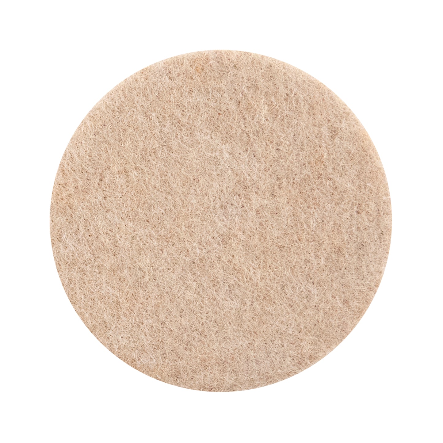 Super Sliders 1" wide Round Self Stick Felt Furniture Pads for Hardwood Beige, 60 Pack