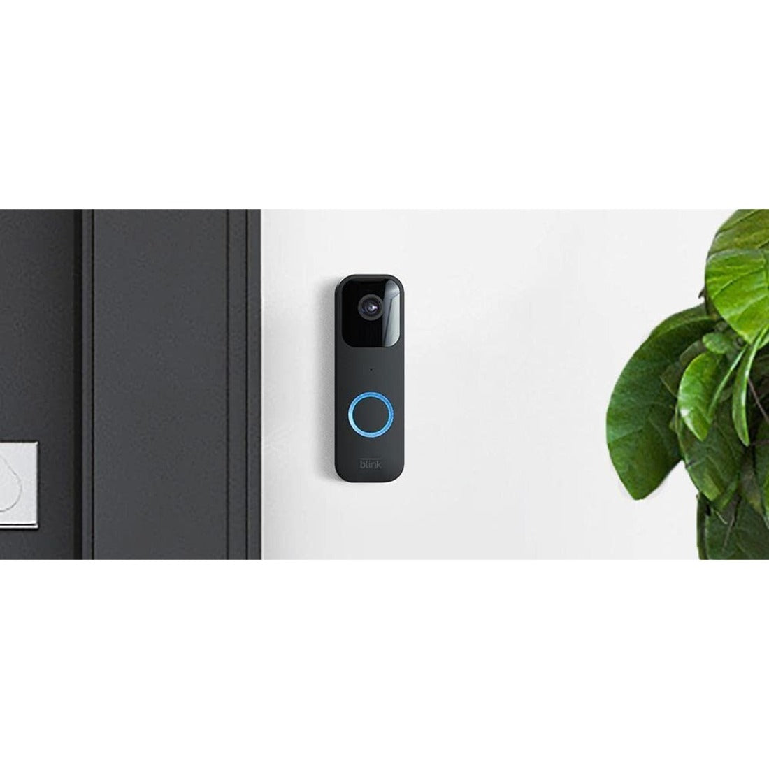 Blink Video Doorbell + Sync Module 2 Two-way audio Alexa enabled Black